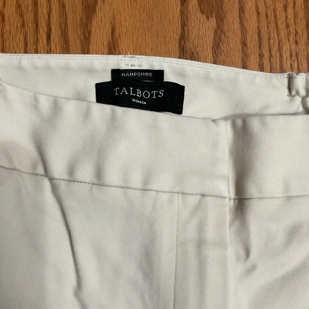 Talbots women’s Off-White Trousers size 14w - Picture 3 of 5